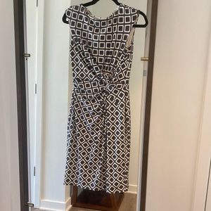 Ralph Lauren twist dress faux wrap patterned 4